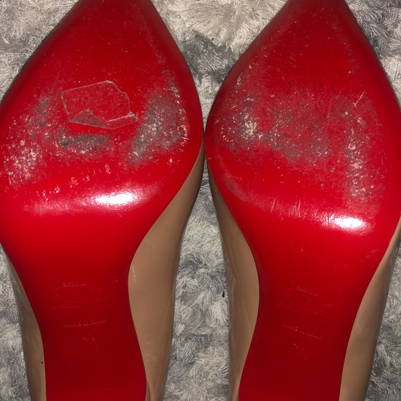 Christian Louboutin Pigalles size 41 nude patent leather - Picture 3 of 6